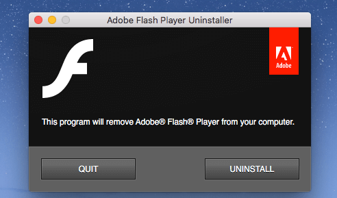 Uninstall adobe flash player mac os x